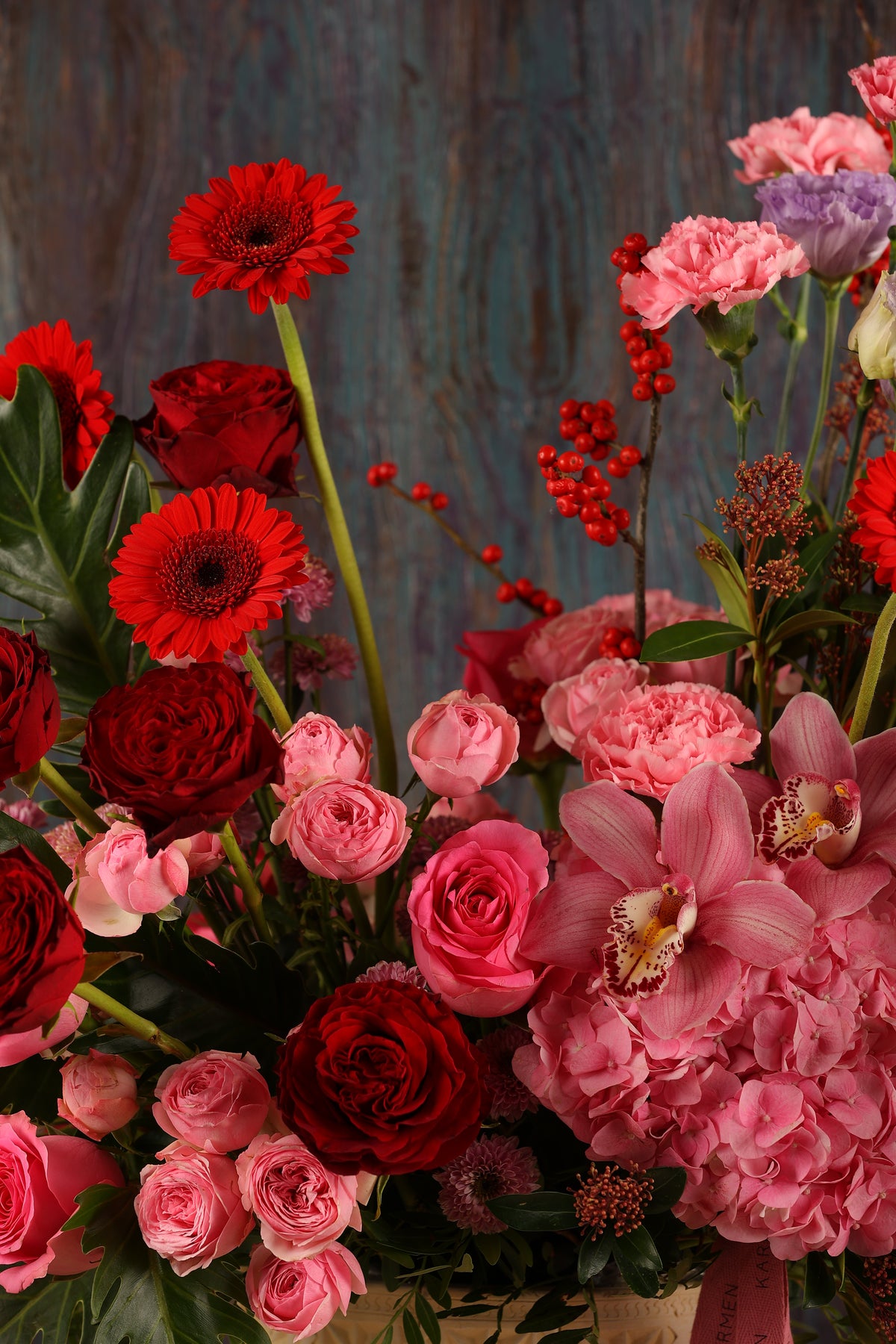 Ruby Romance Vase Arrangement