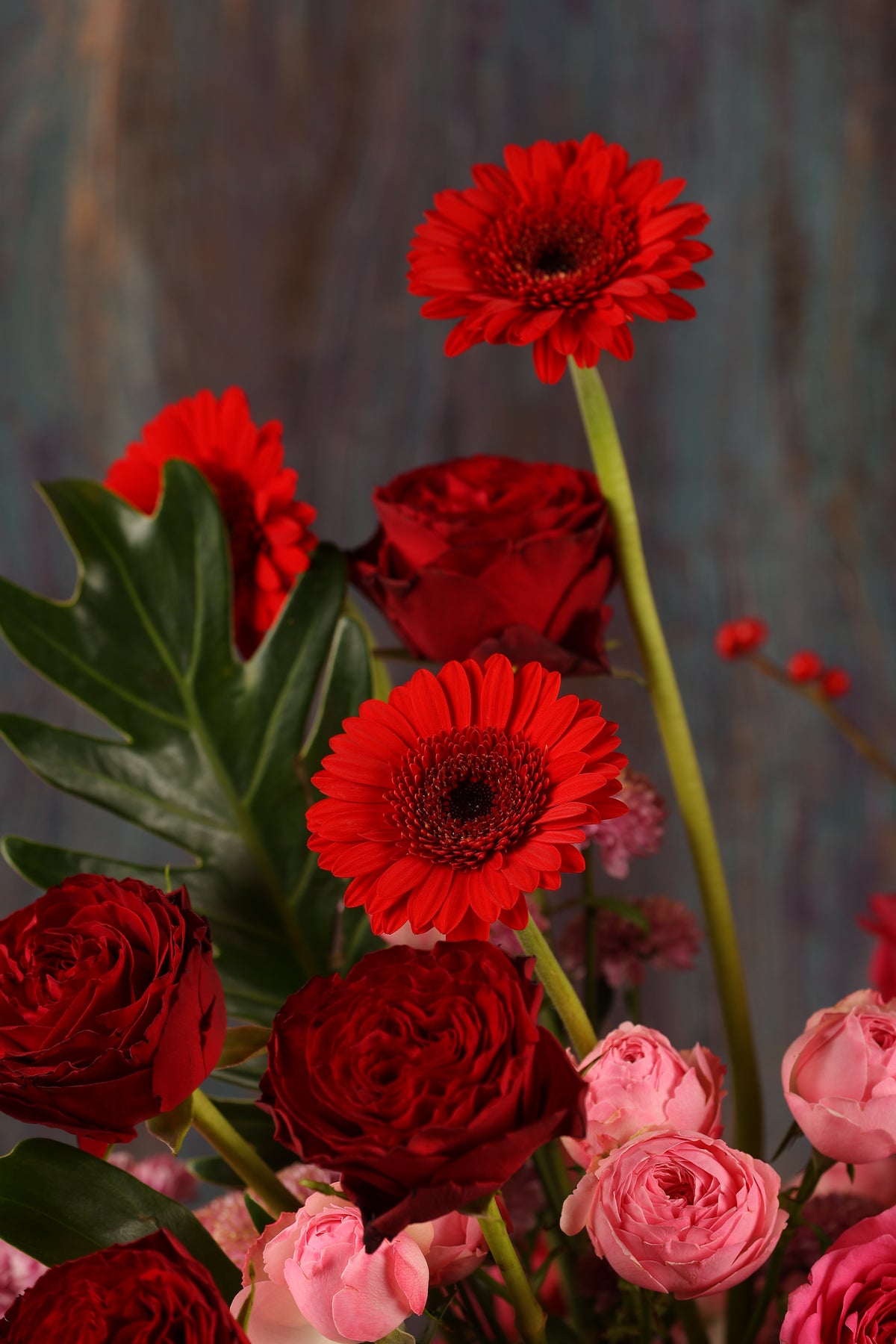 Ruby Romance Vase Arrangement