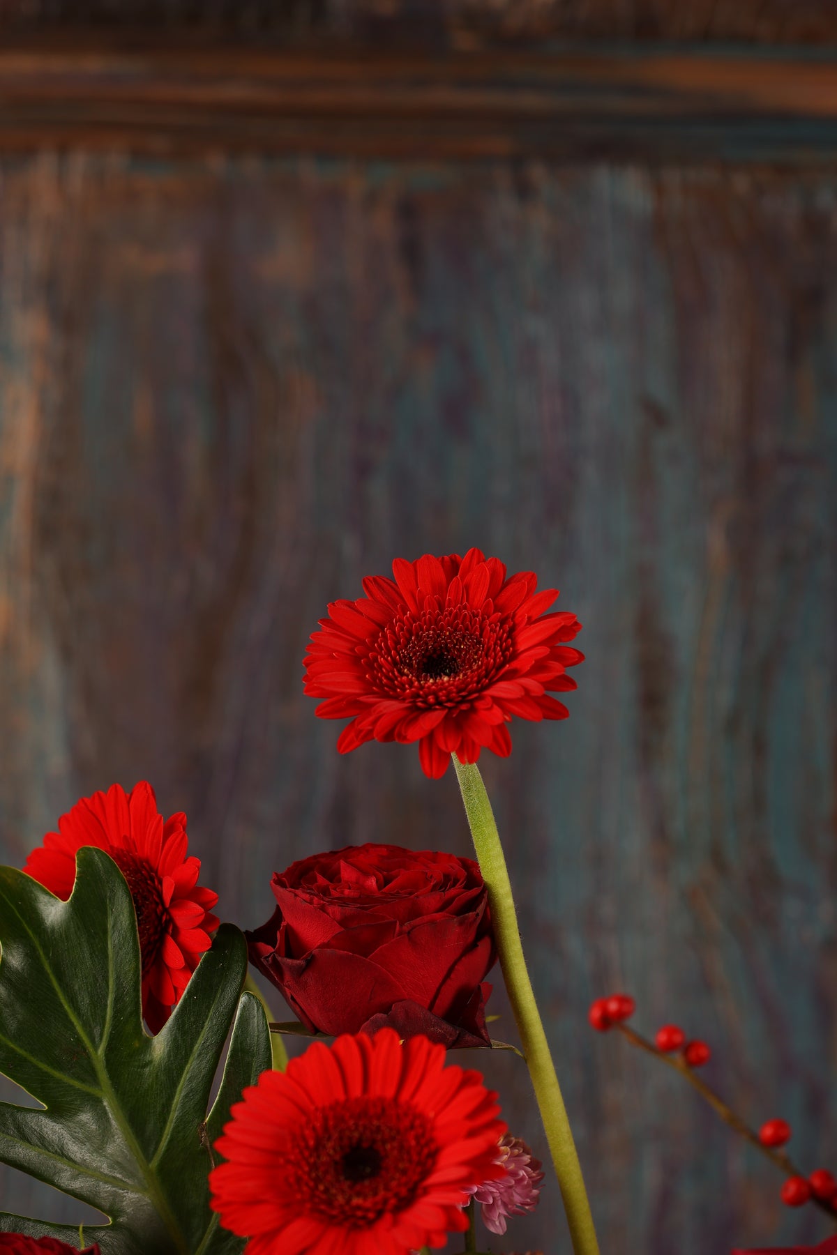 Ruby Romance Vase Arrangement