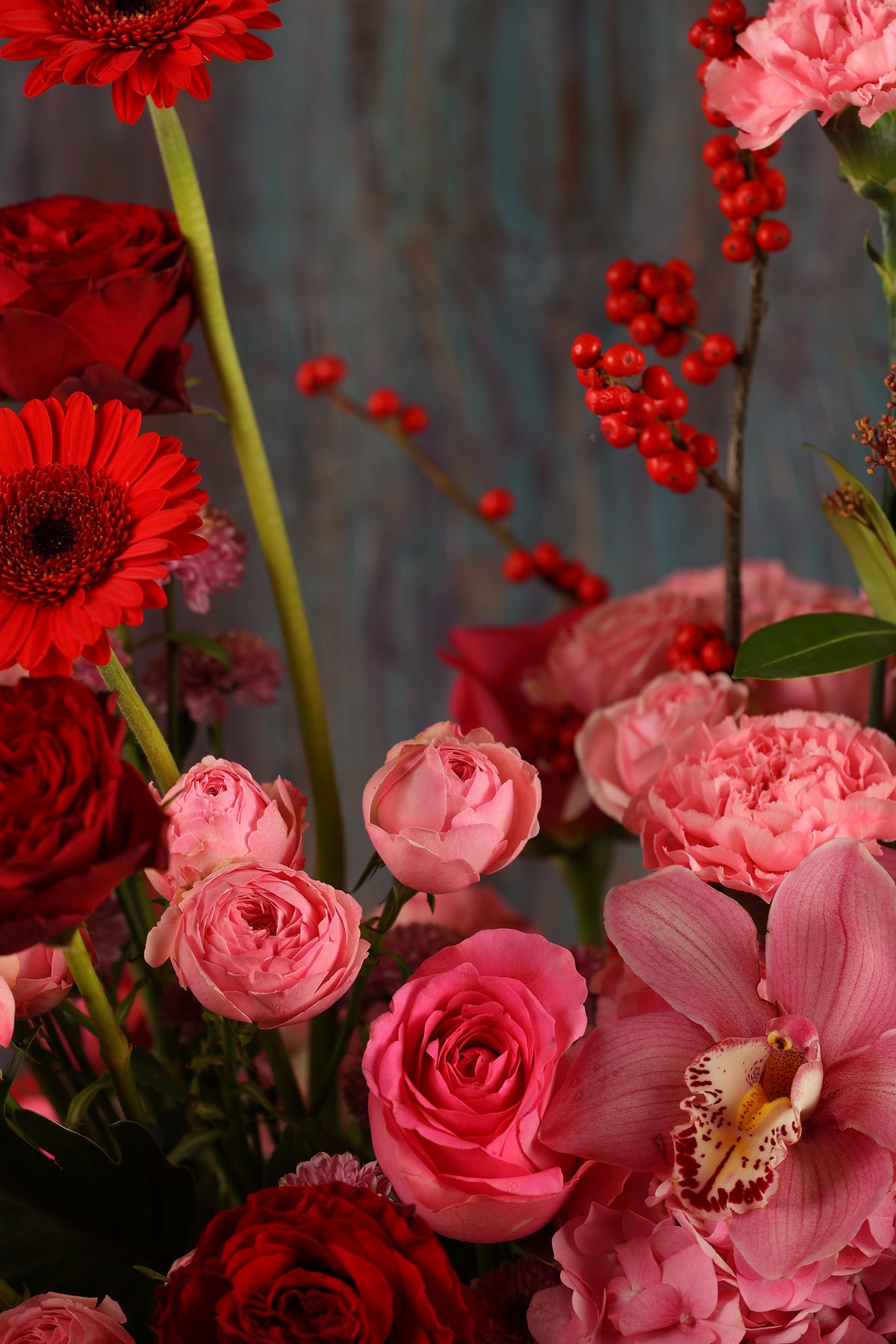 Ruby Romance Vase Arrangement