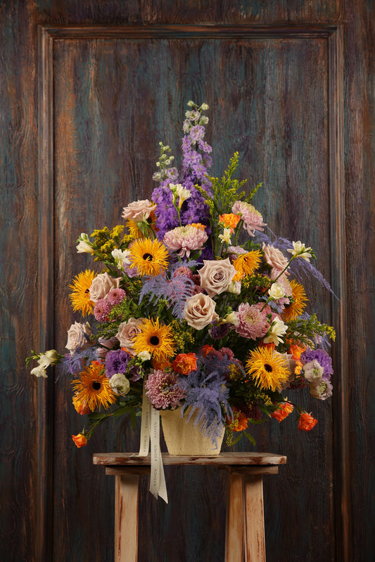 Sunlit Garden Vase Arrangement