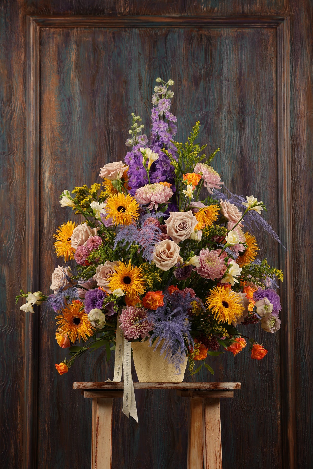 Sunlit Garden Vase Arrangement