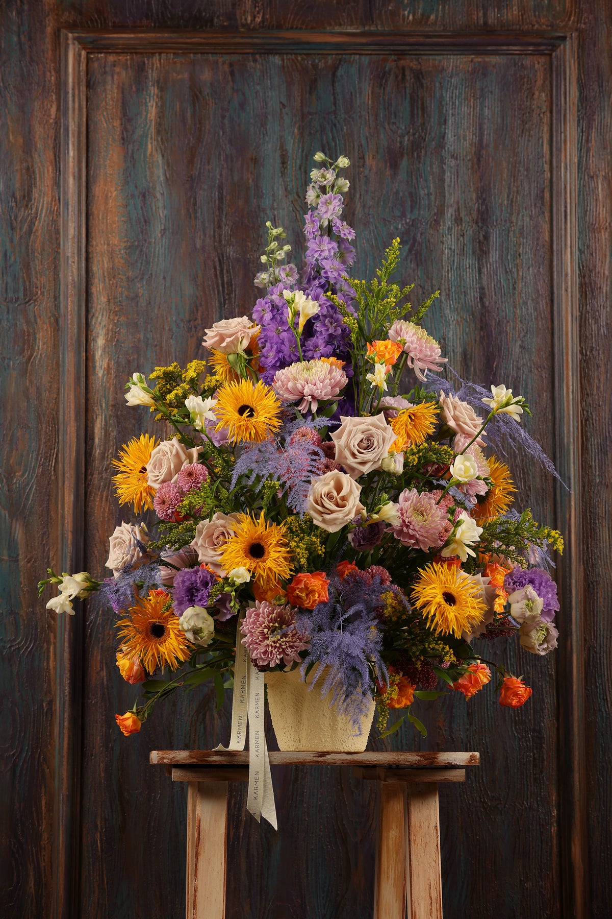 Sunlit Garden Vase Arrangement