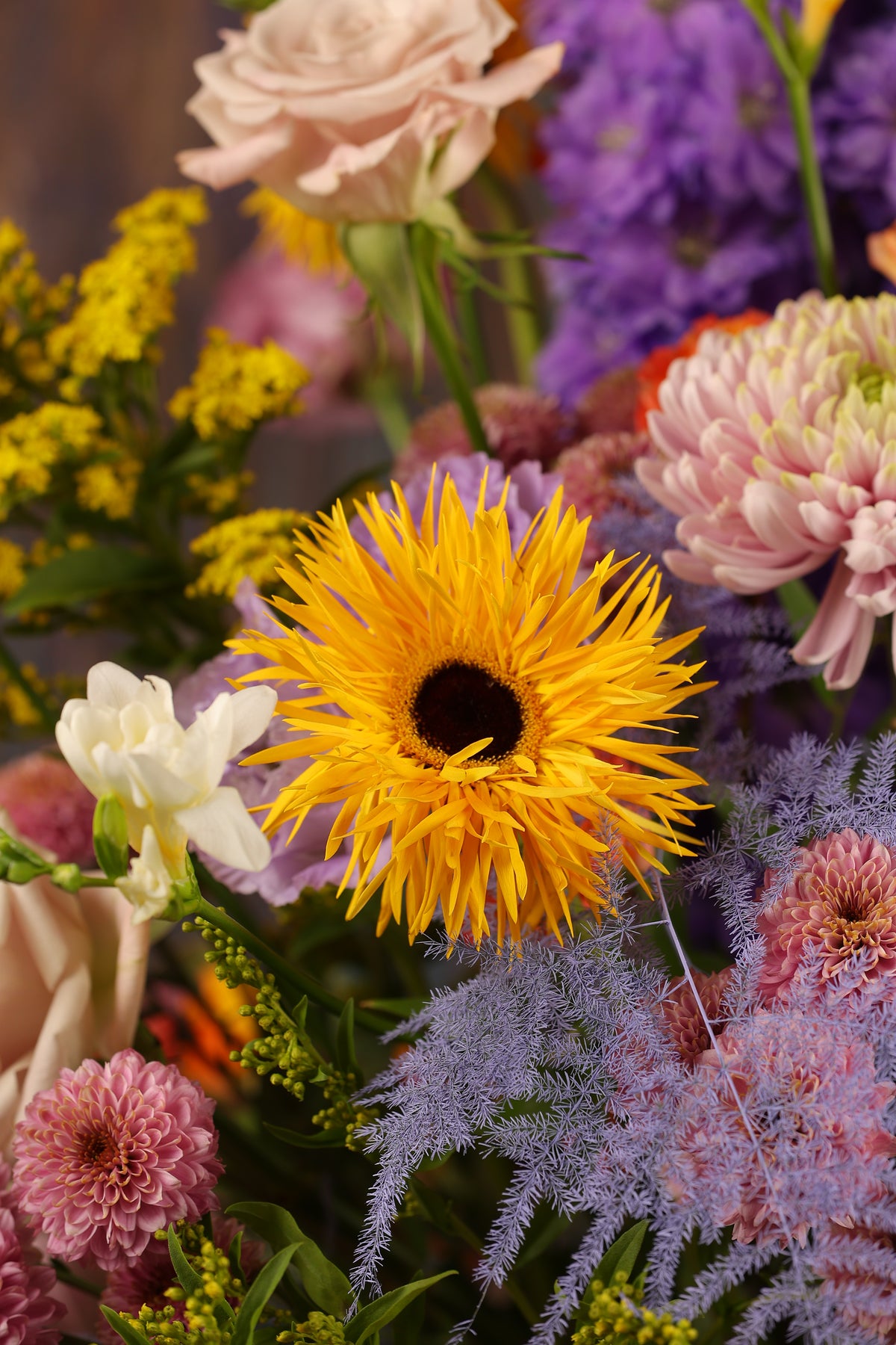 Sunlit Garden Vase Arrangement
