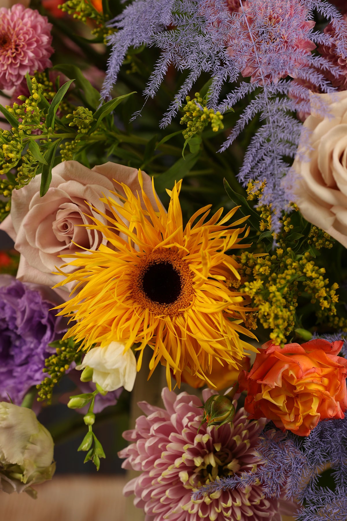 Sunlit Garden Vase Arrangement
