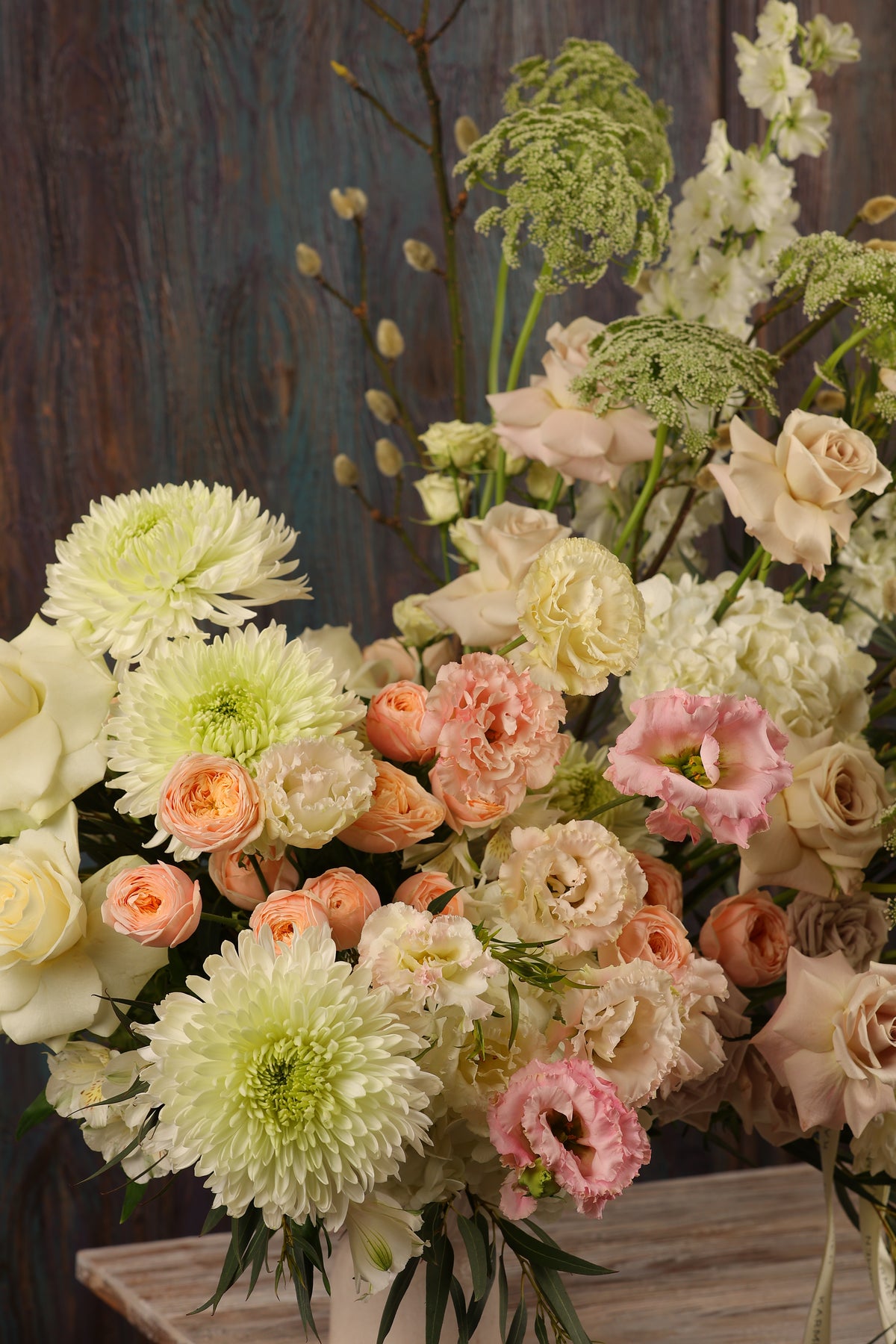 Blush Elegance Vase Arrangement