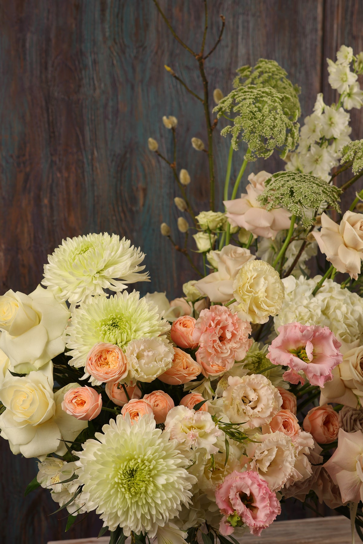 Blush Elegance Vase Arrangement