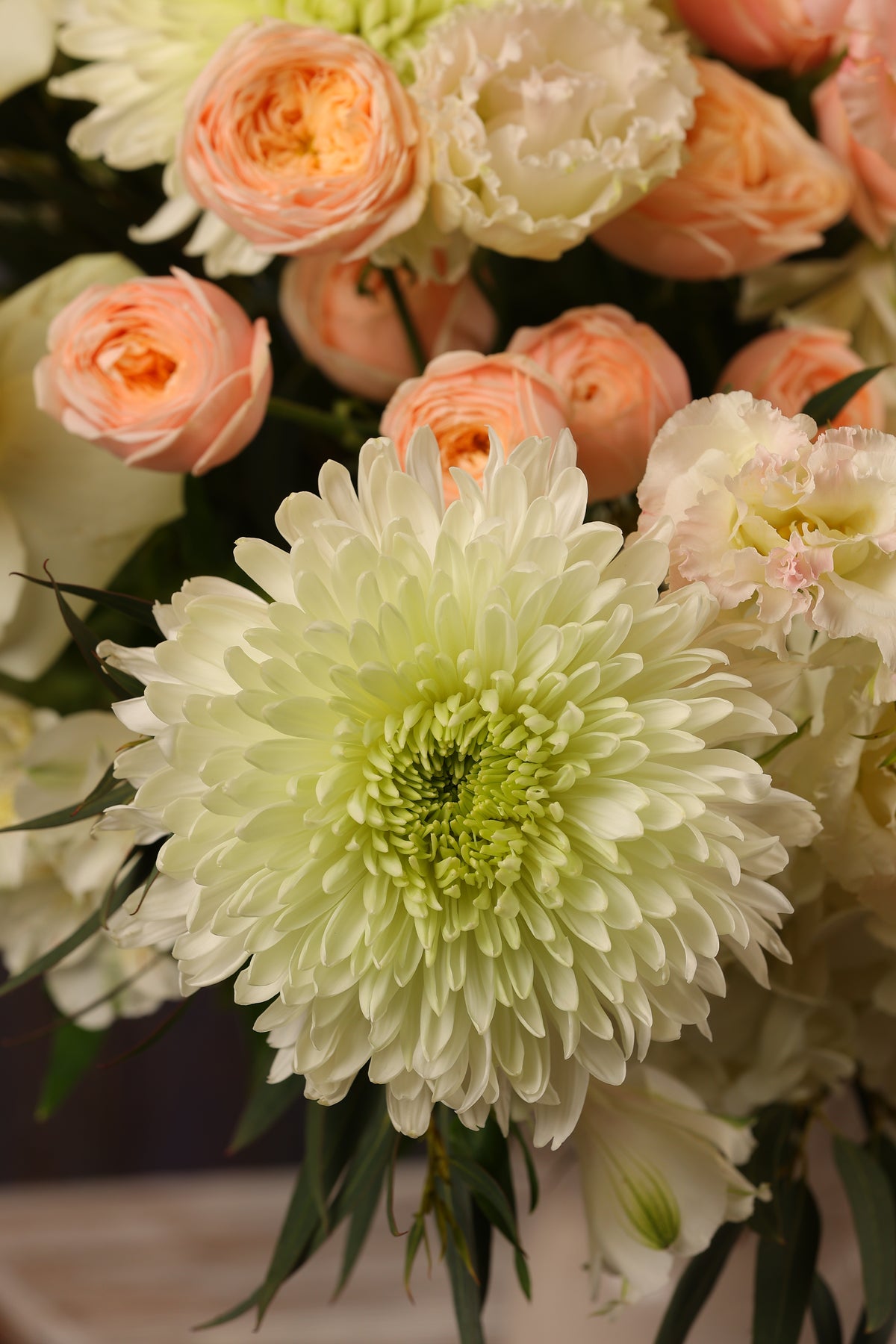 Blush Elegance Vase Arrangement