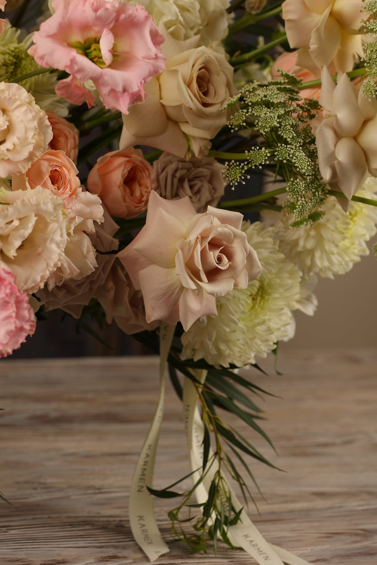 Blush Elegance Vase Arrangement