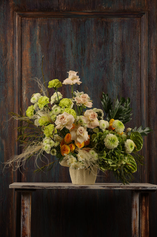 Citrus Grove Vase Arrangement