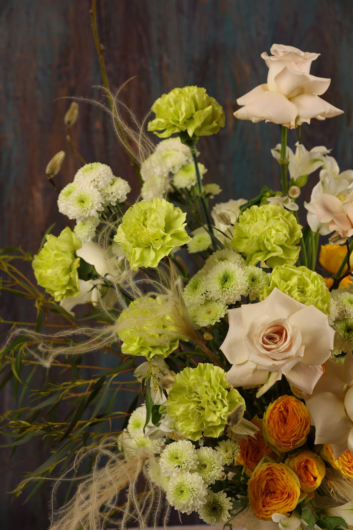 Citrus Grove Vase Arrangement
