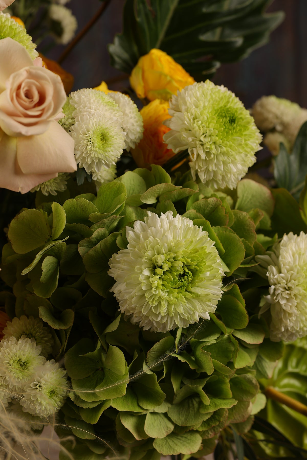 Citrus Grove Vase Arrangement