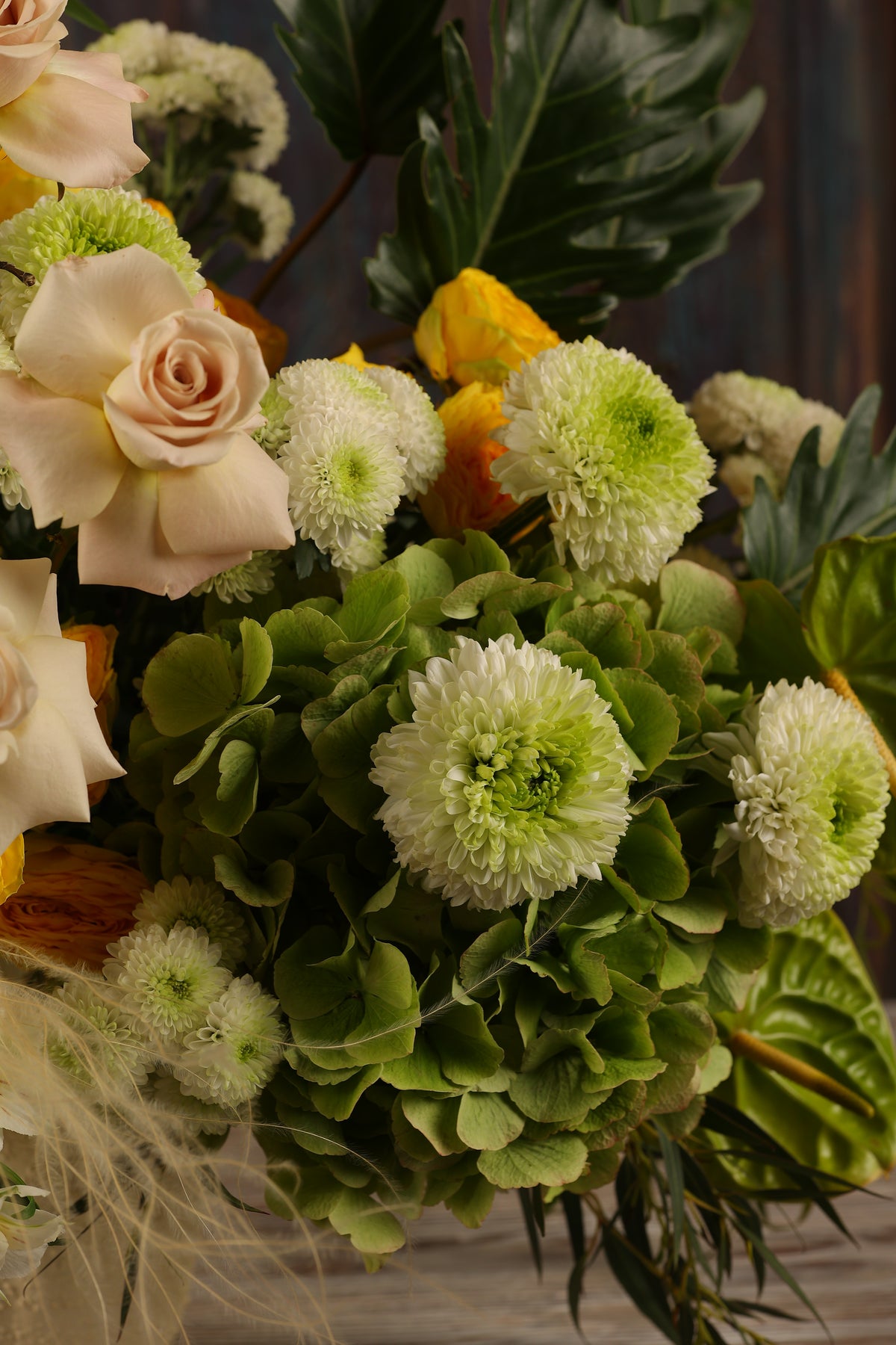Citrus Grove Vase Arrangement