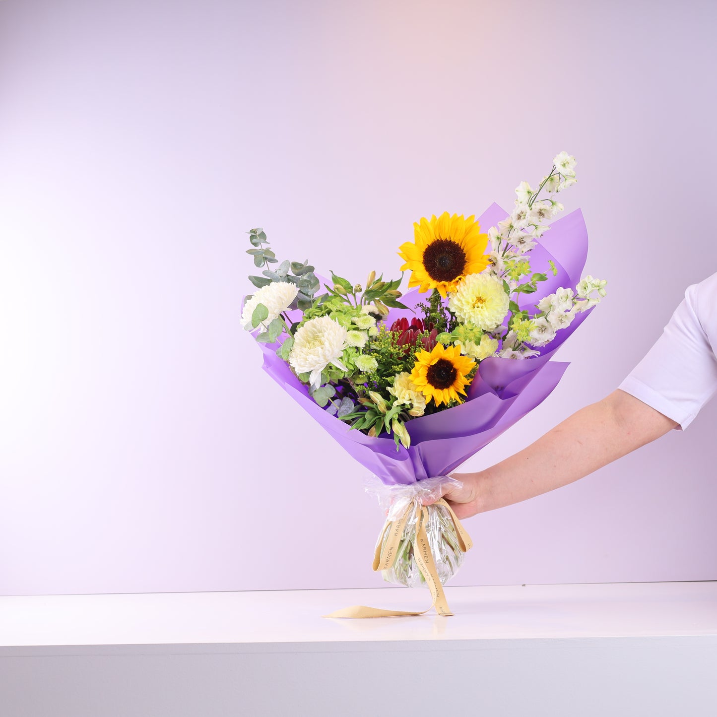 Golden Serenity Bouquet