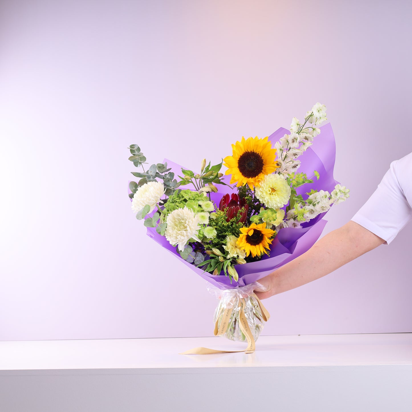 Golden Serenity Bouquet