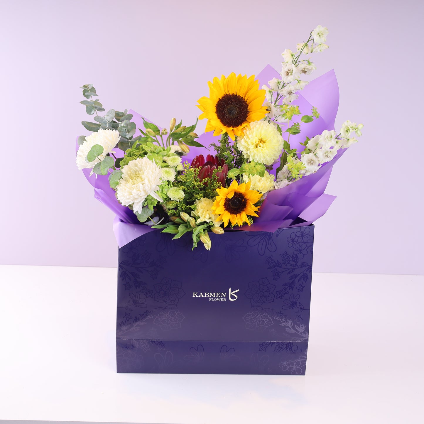 Golden Serenity Bouquet